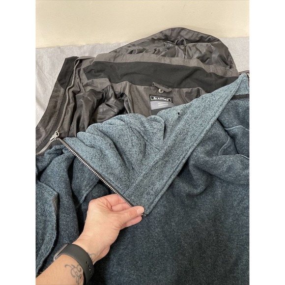 KILLTEC Technical Series Waterproof Windproof Dark Grey Jacket Youth Size 12 FS - Picture 7 of 11